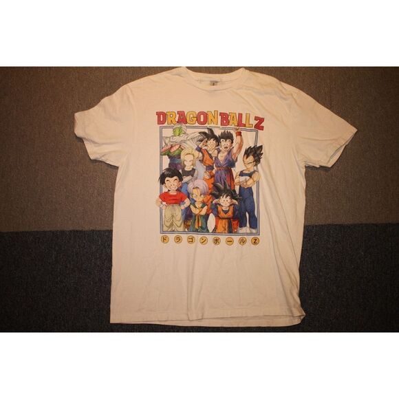 Gildan Soft Style Dragon Ball Z Graphic White T-Shirt - Size Large - Picture 1 of 5